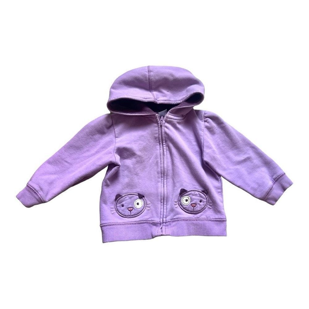 Baby Girls Carters Kitty Cats Kittens Hoodie Sweatshirt - Sz 24 mo